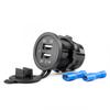 Waterproof Charger with 2x USB Sockets 12V 24V MOD-03 AMIO-02853