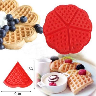 Waffle Mold - Love - Silicone - 180x15mm - Red - Freezer and Dishwasher Safe