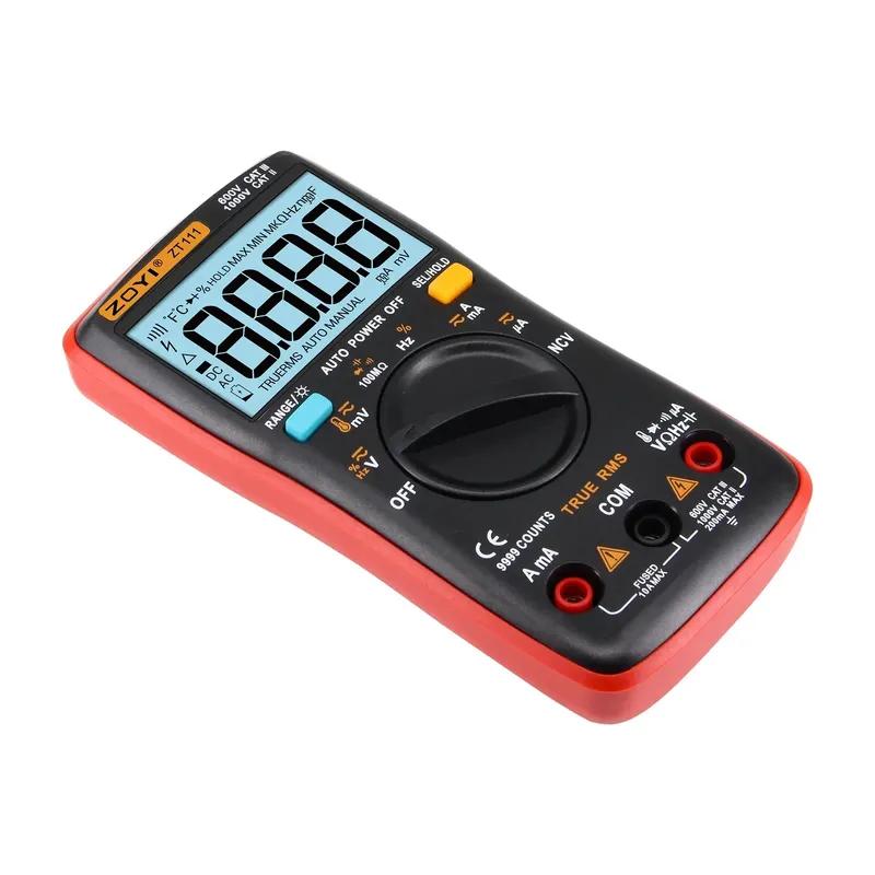 ZOYI ZT111 Digital Multimeter, True RMS 9999-Count AC/DC Tester with NCV
