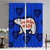 Human Made Blackout Curtains 2 Pieces Anti-mosquito Curtains for Living Room Curtain Halloween Decoration Partition Shades Child