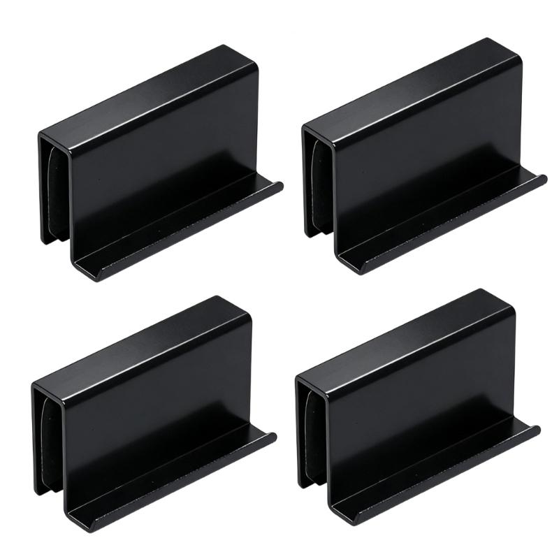 Set di 4 Maniglie per Vetro Facili con Foro in Metallo Robusto Maniglia Moderna per Porta in Vetro Perfetta per Ante di Armadi e Guardaroba