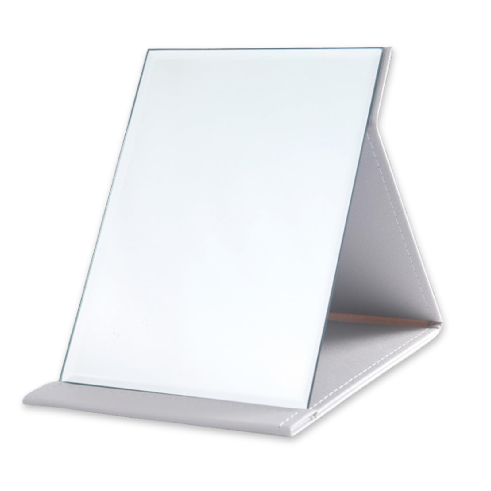 

Нейтральная настольная компактная складная подставка Zenith, регулируемая, прочная, чтобы не разбиться, зеркало, зеркало для макияжа, компактное, угловое, (Белый, Л) белый