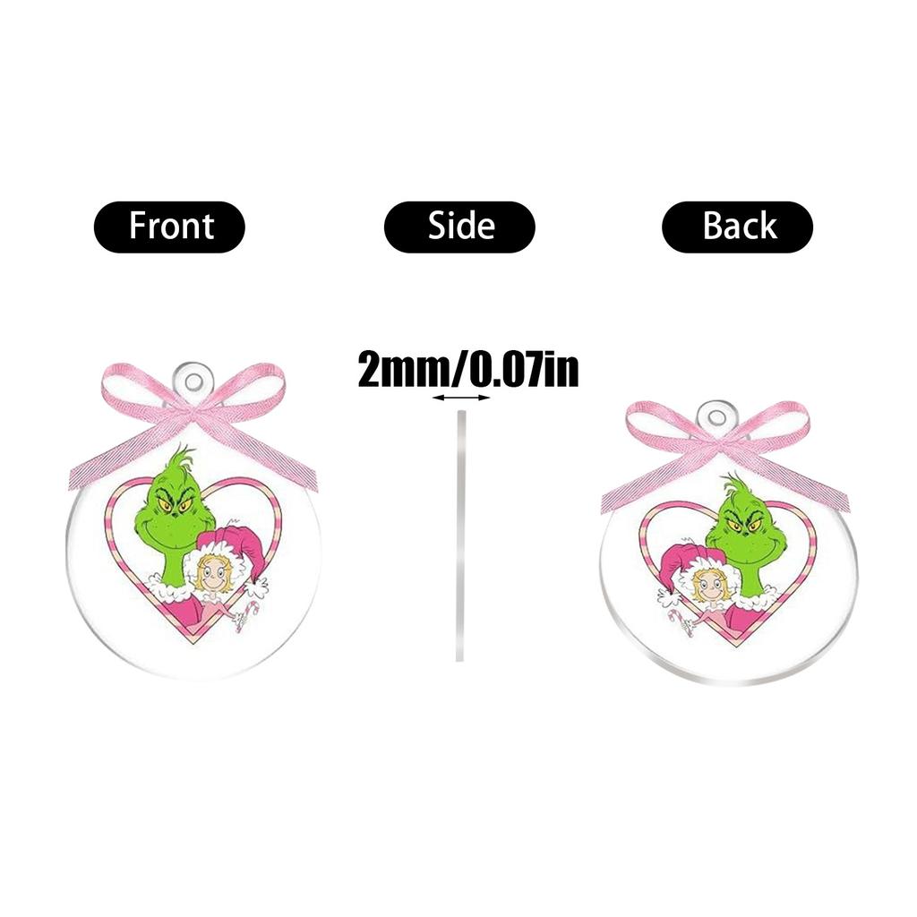 1 Set Of 12 Pieces Christmas Tree Decorations Holiday Ornaments Indoor Home Decoration