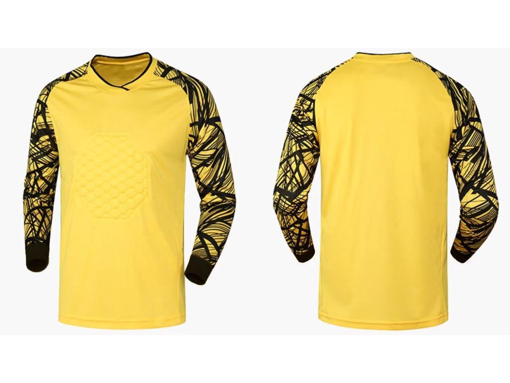 Goalkeeper Long Sleeve Padded Jersey Set - Anti-Fall, Anti-Collision Football Uniform