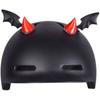 2 Stück (1 Paar) Motorradhelm Teufelshörner Aufkleber Elektroauto Helme Dekoration Kopfbedeckung Cosplay Styling Aufkleber Halloween