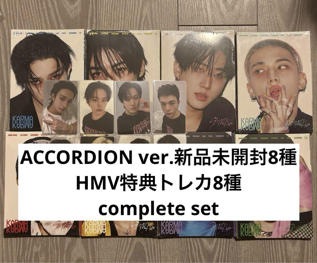 

[USED] straykids KARMA ACCORDION complete album hmv trading card