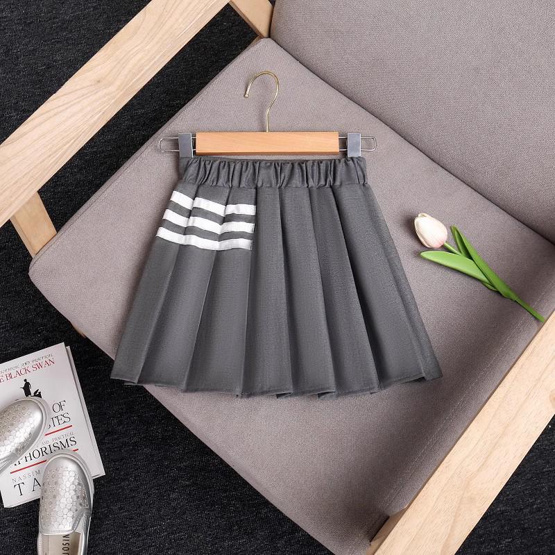 Girls' Pleated Skirt - Stylish Academy Style (2026 Spring/Summer/Autumn)