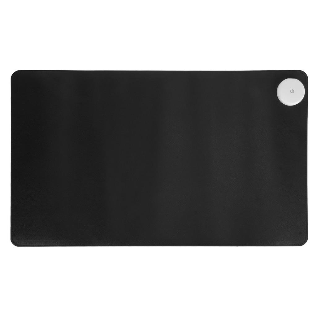 Almohadilla de Escritorio Caliente 3 Niveles de Calefacción Temporizador Impermeable Grande PU Cuero Calentador Alfombrilla de Ratón para Oficina