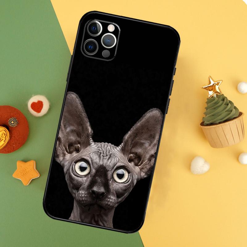 Sphinx Cat Case For iPhone 13 12 Mini 11 14 16 15 Pro Max 7 8 Plus X XR XS Max Back Cover