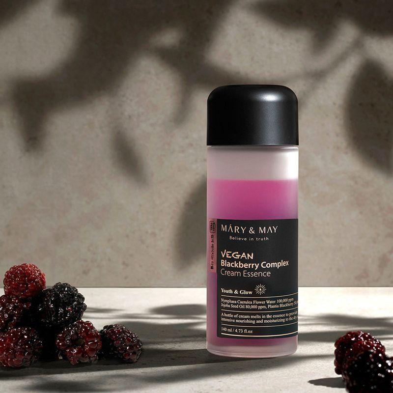Mary&May Veganes Brombeer-Komplex-Creme-Essenz-Duo (140ml x 2 Stück)