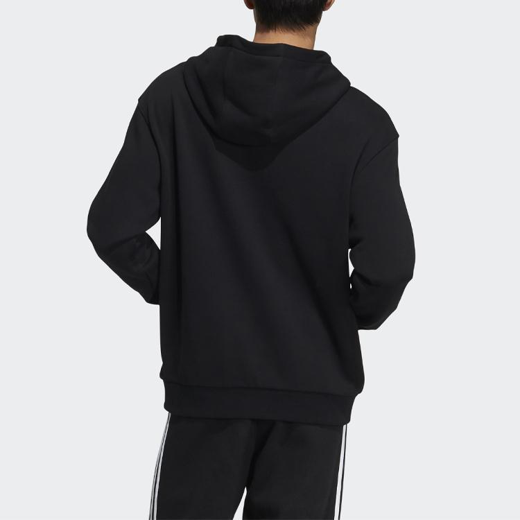 Adidas Толстовка Originals Clover на молнии с принтом трилистника, мужская толстовка, черная H07329