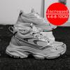 Herren Dicke Sohle Erhöhend Mesh Atmungsaktive Schuhe Sport Laufen Lässig Bequeme Laufschuhe Leicht Anti-Rutsch 37-44