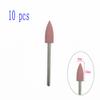 6pcs/10pcs Silicone Rubber Dental Polishing Polisher Grinders Nail Drill Bits for Electric Manicure 2.35mm Shank