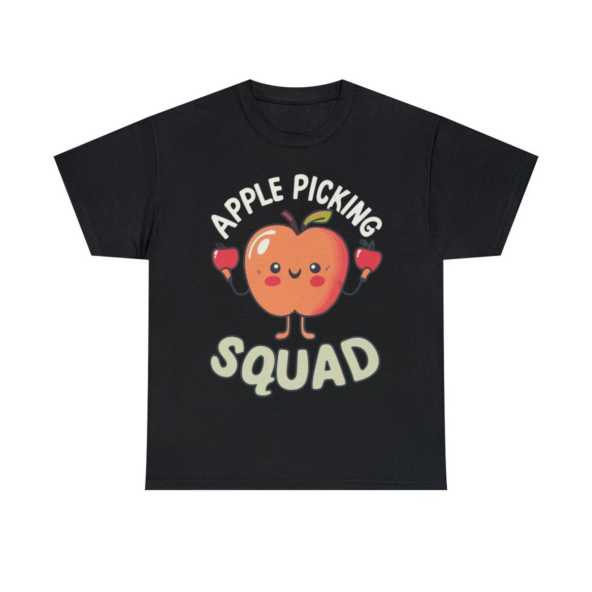 Apple Picking Squad Graphic Tee Shirt, S-5XL 3XL