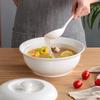 PYTHONIC Large 9-inch Ceramic Soup Tureen with Spoon