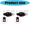 35mm/50mm Lifting Single Pulley Roller,304 Stainless Steel Single Wheel Pulley Lifting Rope Pulley Block for Kayaks