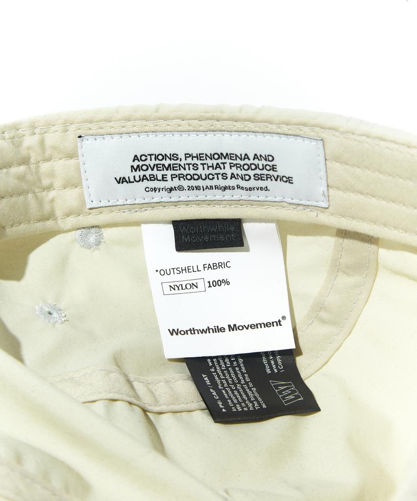 WORTHWHILE MOVEMENT Hiker Cap (Pale Yellow)