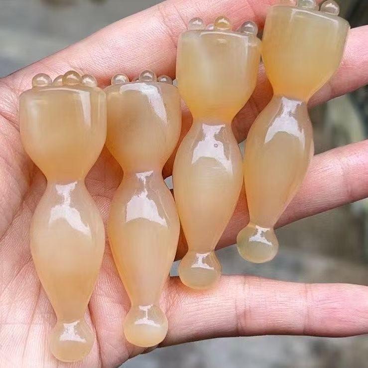 Lotus-Samenkopf-Augenmassagegerät & Meridian-Kamm