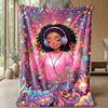 Mermaid s Coral Treasure Theme blanket Lightweight Warm Flannel Blanket Decorative Throw Blanket for Home Decoration