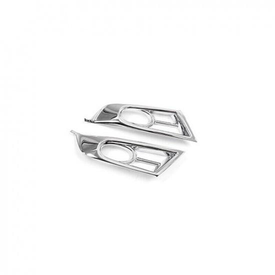 Fit for 2017- Honda CRV CR-V Chrome ABS Front Fog Light Lamp Cover Trim 2pcs