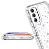 For Samsung Galaxy A14 4G/5G Case Clear Acrylic TPU Hybrid Phone Cover with Laser-printed Film