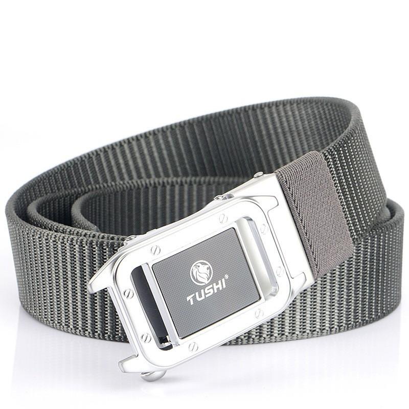 Fashionable All-matching Automatic Men's Belt Outdoor Quick-drying Nylon Casual Canvas