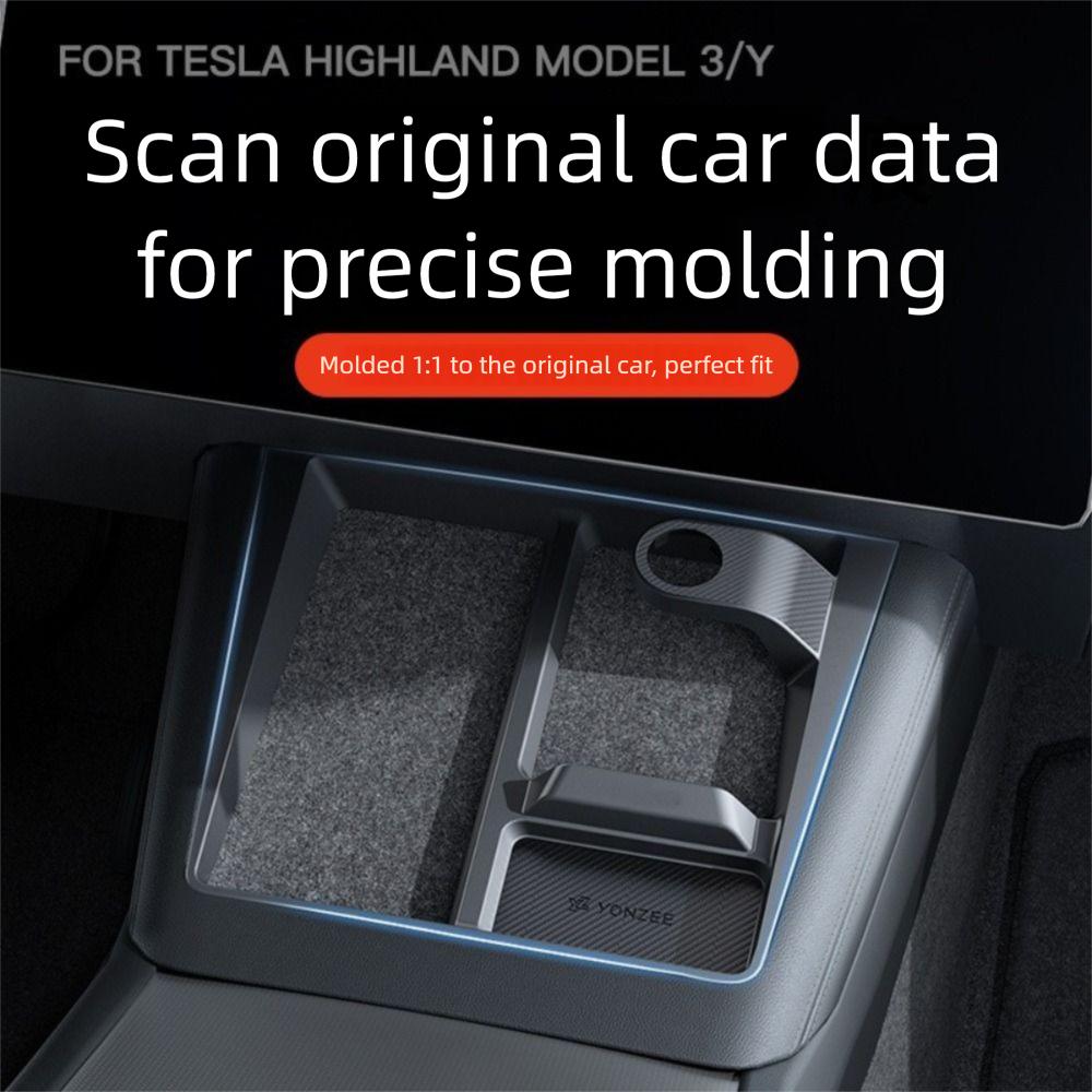 Wireless Charging Non-Slip Limiter Charging Compartment Limiter  for Tesla Model Y