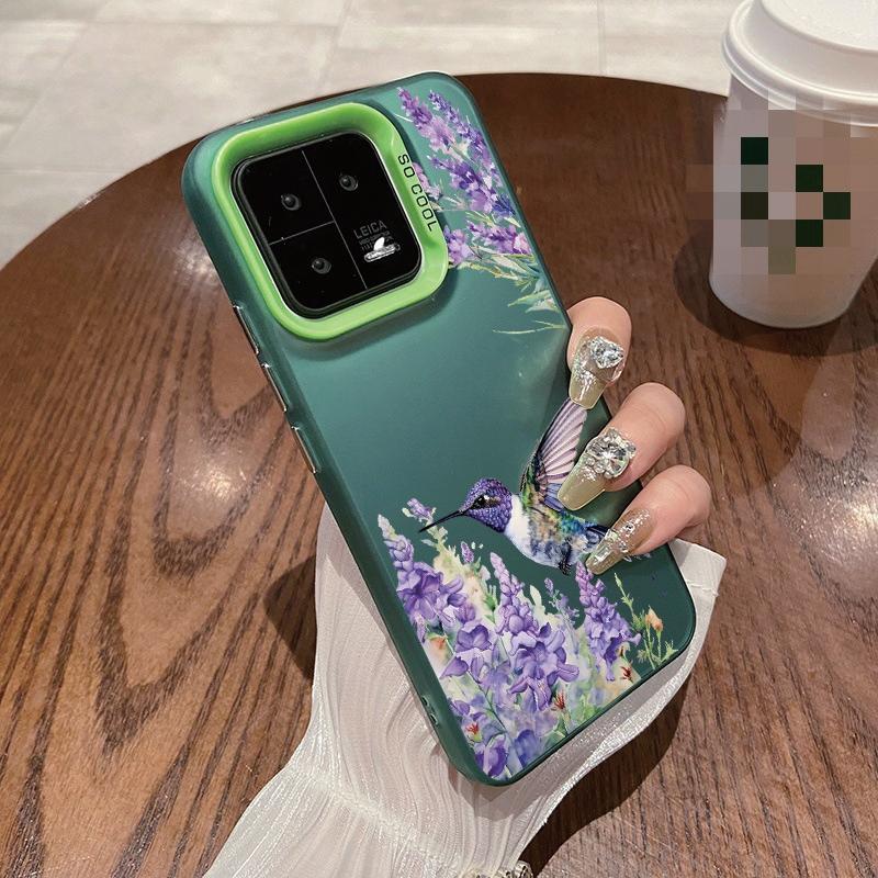 

Чехол для телефона с защитой от падений и цветочным узором для Samsung S24 S23 A55 A35 Xiaomi Redmi 13C Poco C65 iPhone 15 Huawei Honor, противоударный защитный бампер Samsung A14 5G