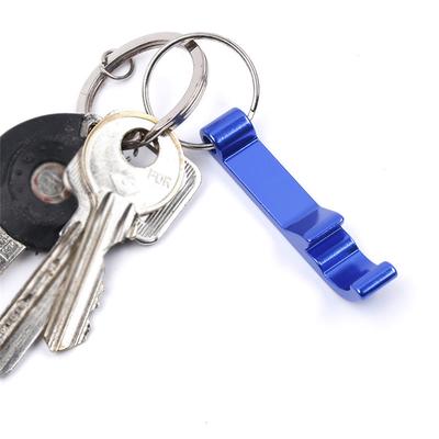 Přívěsek na klíče Otvírák na pivní láhve Kapesní kovový kovový dělený nástroj Keychain Bulk Kitchen Bar Tool
