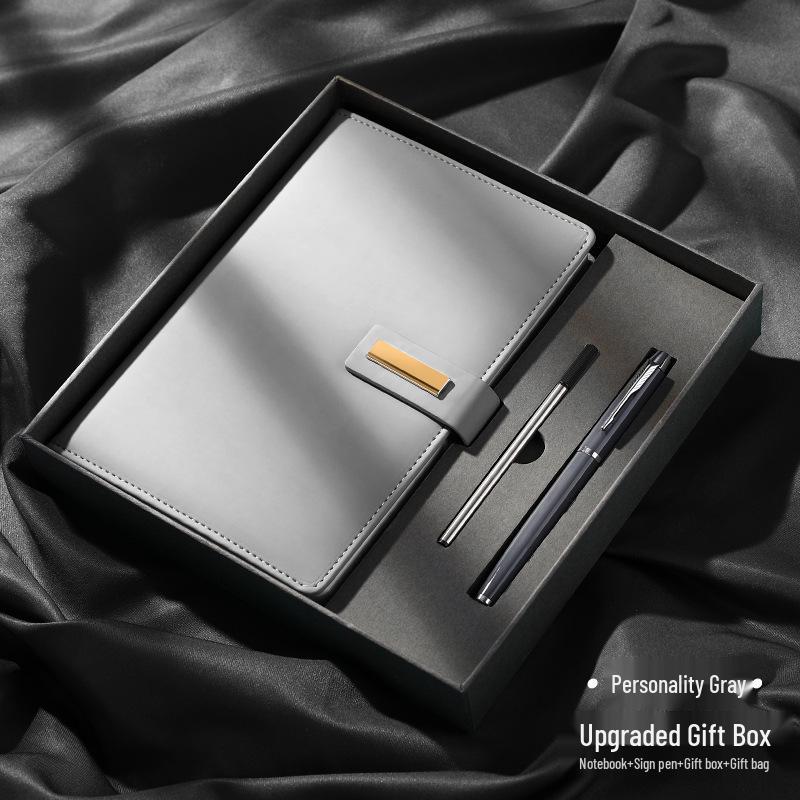 High-End Custom Business Notebook Gift Set with Logo Printing
