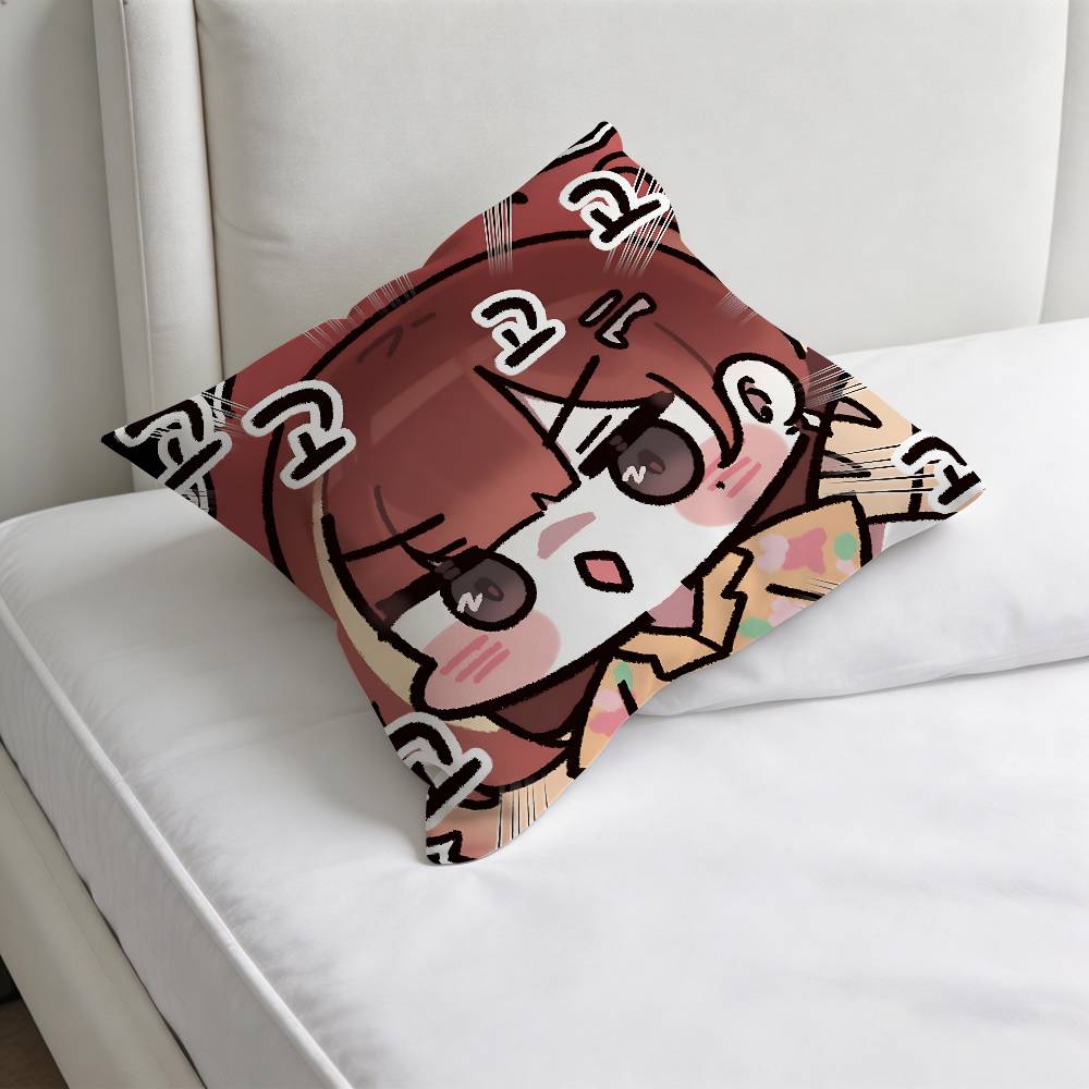 AAkane LLize Singer Cute Square Pillow Cover Decorative Throw Pillow Case for Sofa Couch Bed Home Car Living Room Decoration
