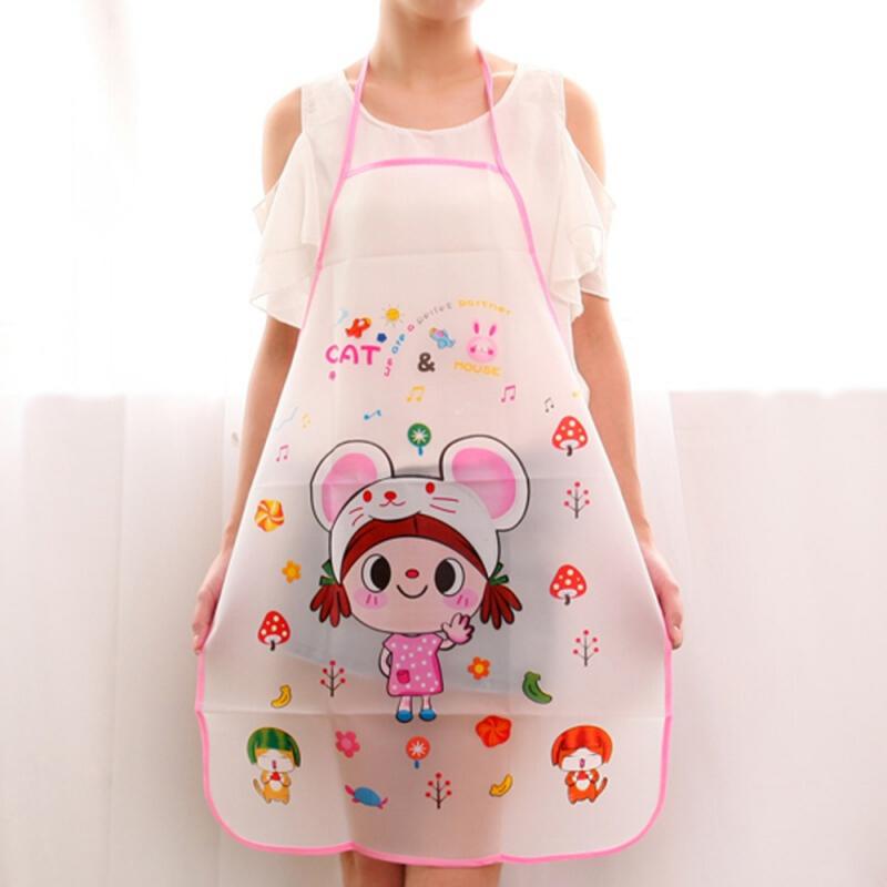 Kitchen Cooking Apron Cotton Linen Stripe Printed Anti-oil Sleeveless Aprons For Men Women Cooking Baking Waist Apron Household