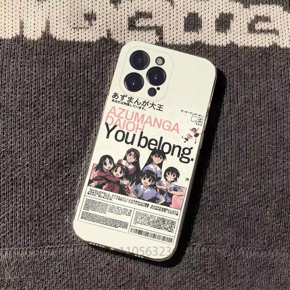 KASUGA AYUMU Azumanga Daioh Phone Cases For iPhone 17 16 15 14 13 12 11 Pro Max Plus Luxury Camera Protection Plastic