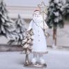 Christmas Figurine Figure Decors Resin Santa Clauses Statue Christmas Decorative Figurines Centerpieces for Holiday