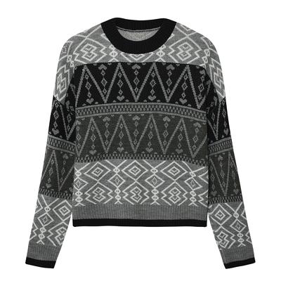 Suéter pulôver solto feminino casual manga batwing