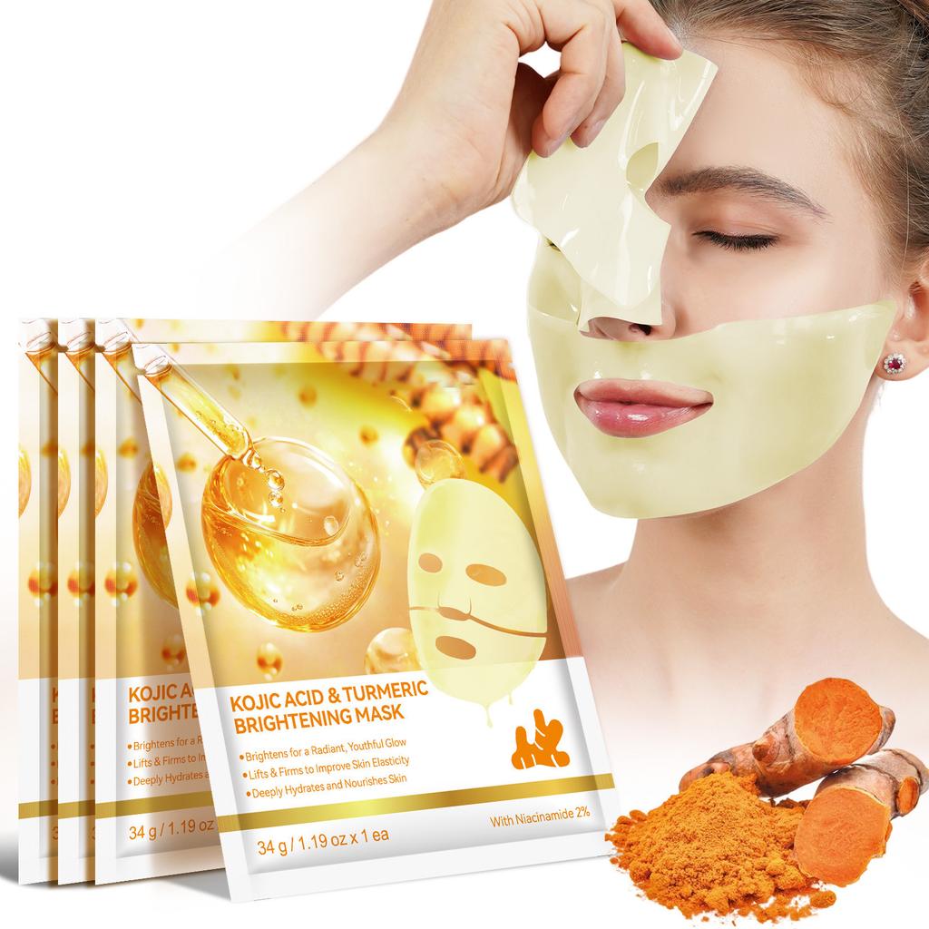 Collagen Mask Hydrating And Moisturizing Non-Greasy Gel Texture Sheet Mask 4P Set 10ml