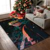 Naruto Carpet, Non-slip Office Chair Rug, Digital Print Home Area Rug, Unique Festival Decorations