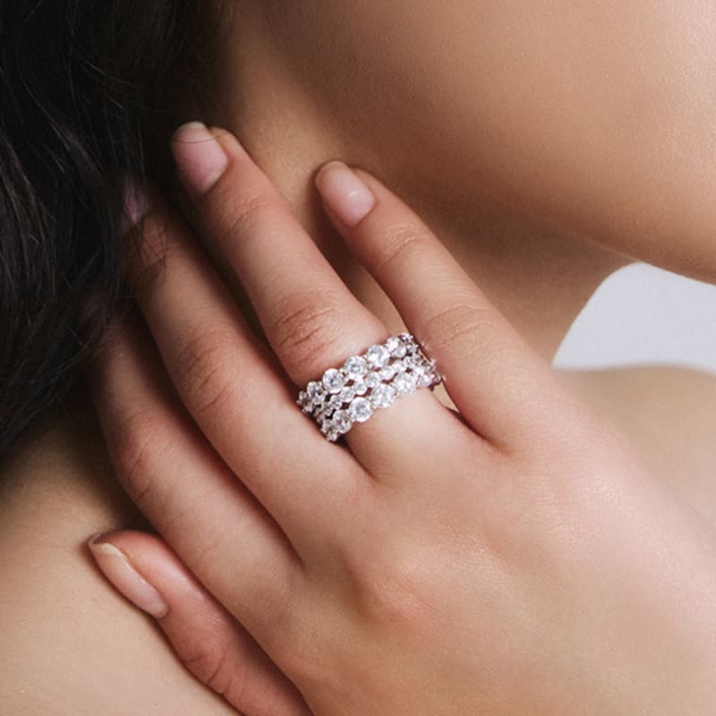 TOU [Silver 925] WAV402 illuminated Ring