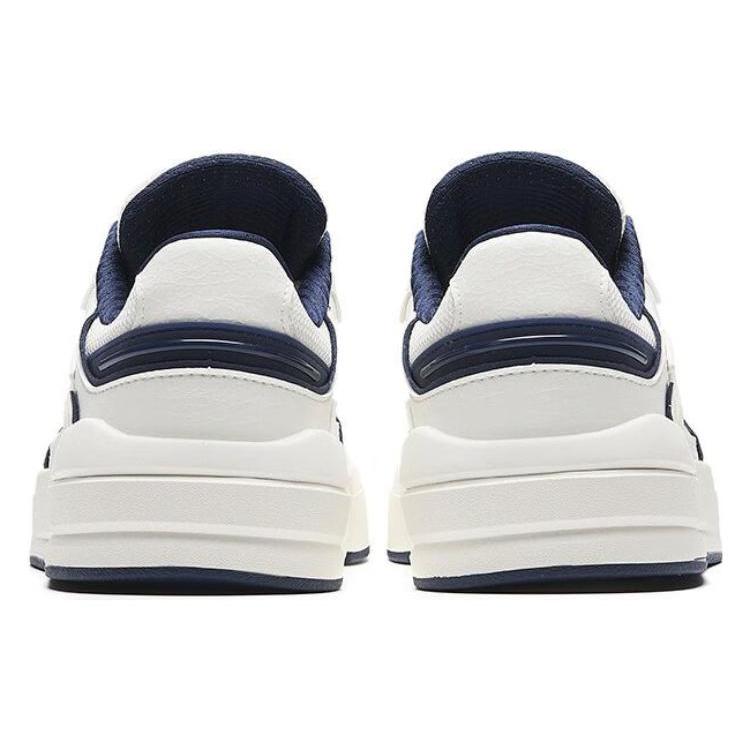 New Anta Street Naughty Lite Slip Resistant Cushioning Low Top Skateboard Shoes Men's White Blue 112338071-1