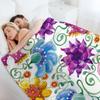 Sommerblumen Überwurfdecke Decken für Bett Plaid Stofftiere Luxus Überwurfdecken