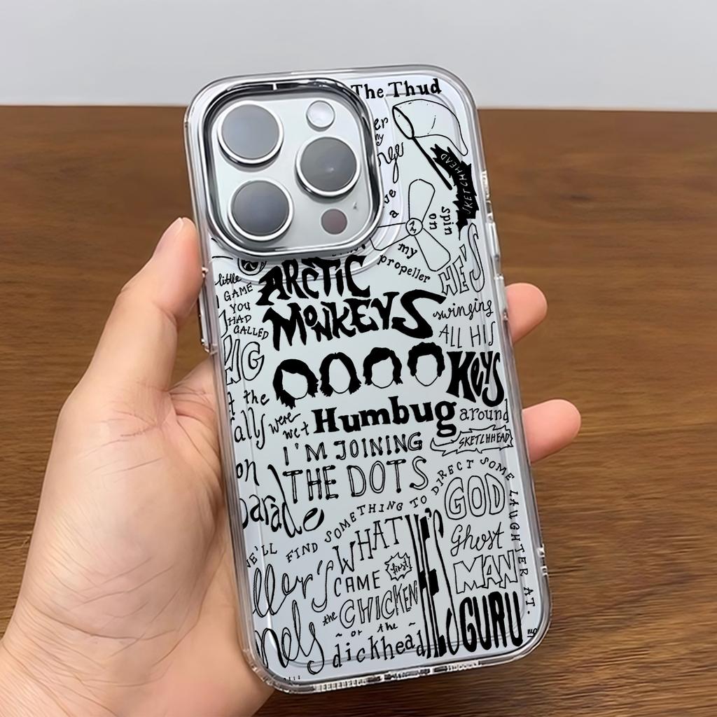 Fashion Black A-Arctic Monkeys Phone Case For iPhone 17 16e 16 15 14 13 12 11 mini Pro Max X XR XSMAX 8 7 Air Plus Soft Cover
