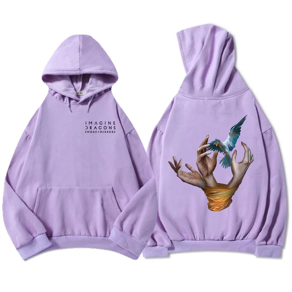 Imagine Dragons Band Hoodies Reflections From The Vault of Smoke + Mirrors Album Sweatshirts Langarm Kapuzenpullover Herren Top