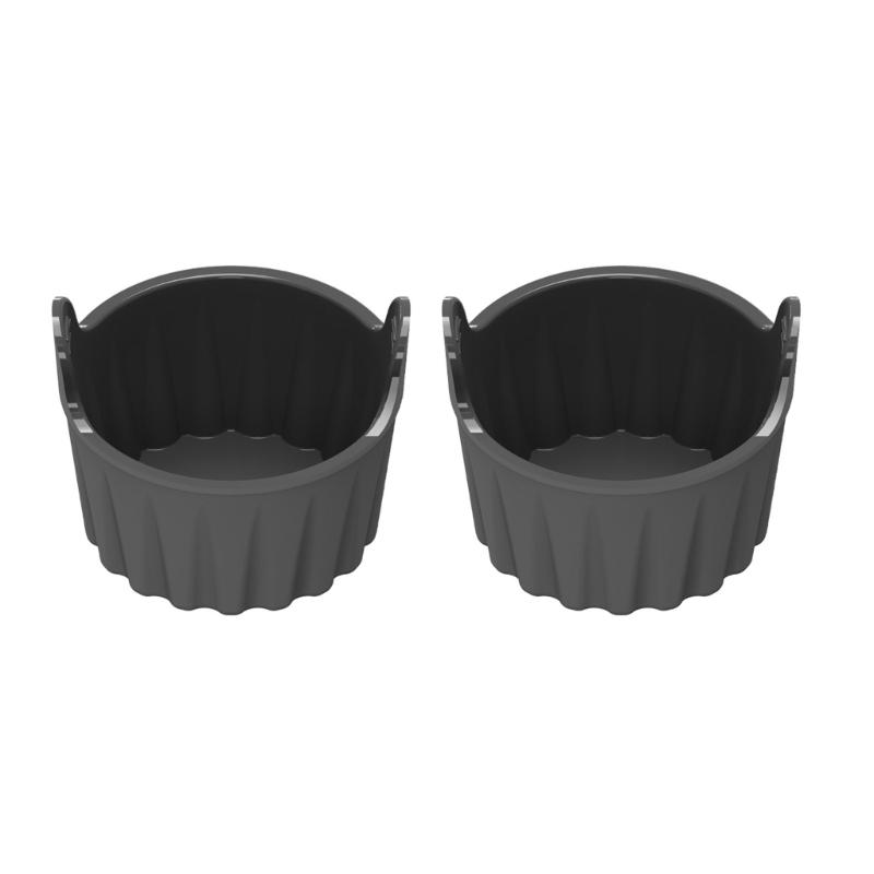 

Set of 2 Ramekins for Air Fryers Practical Poached Eggs Maker серый