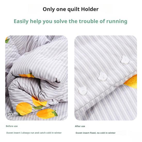 1 zestaw Stitchy Quick Clothing Fixer z 20 broszkami i 100 klamrami w kształcie niedźwiedzia Cienka igła do szycia bezszwowego Kołdra Kołdra Kołdra Mocowanie zapięcia