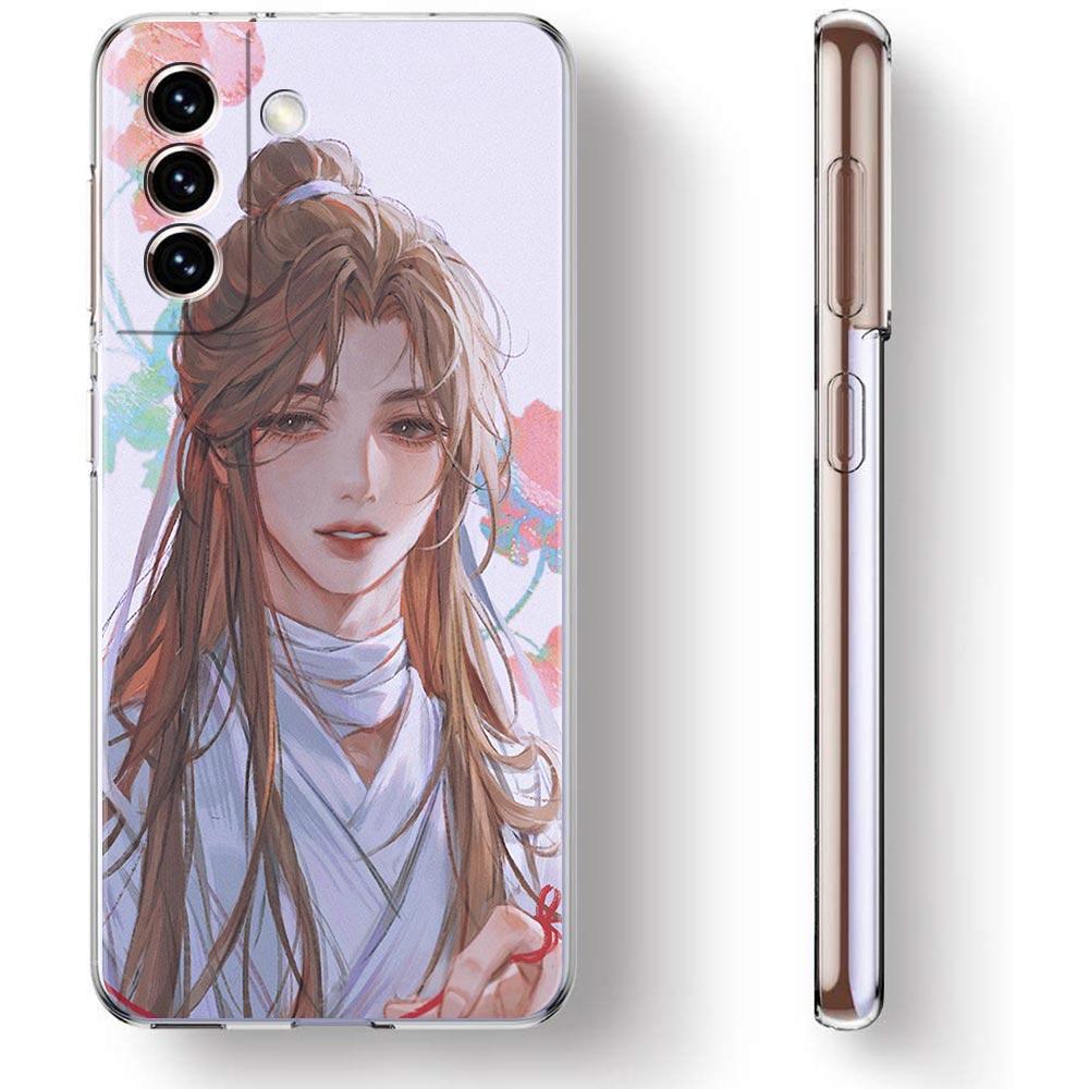 TGCF Heaven Official's Blessing-Telefonhülle für Samsung Galaxy S22 5G S20 Ultra S21 FE 5G S10E S9 S8 S10 Plus Note 20, transparente Abdeckung
