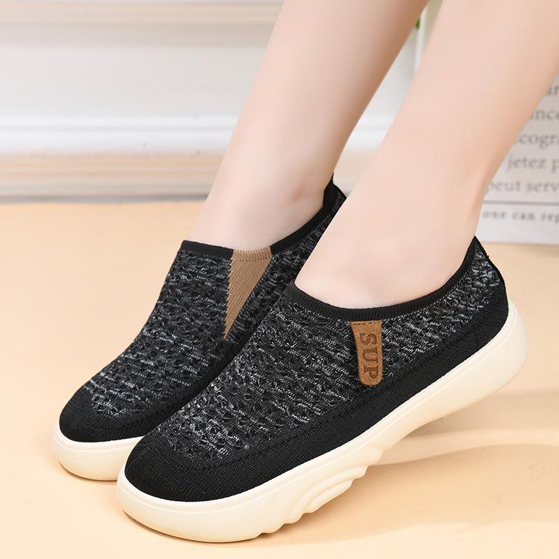 Women s Casual Shoes with Soft Soles, Sports Shoes, Low-cut, Breathable, Single Shoes 36