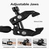 Multifunctional Crab Clamp Sports Camera Mobile Phone Photography Strong Pea Pod Metal Outdoor Expansion Universal Ptz Bracket