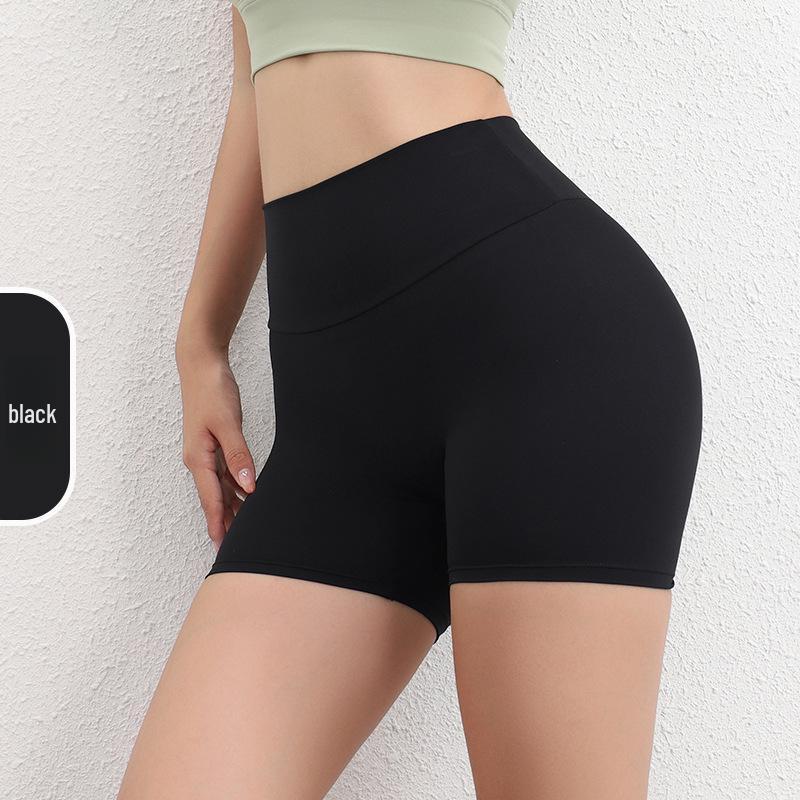High Waist Peach-Lifting Yoga Shorts - Women's Three-Quarter Length Fitness Pants