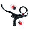 NFOX B015 4-piston Disc Hydraulic Brake E-bike Folding Mountain Bike Bicycle Power Off Black Red 160 180 203 Roto Split Tube New