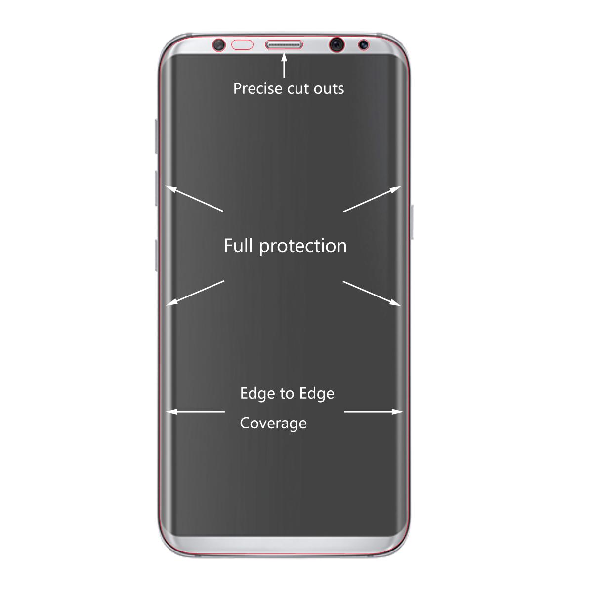 

HAT PRINCE Curved Ultra Clear PET Full Covered Screen Protector Film for Samsung Galaxy S8